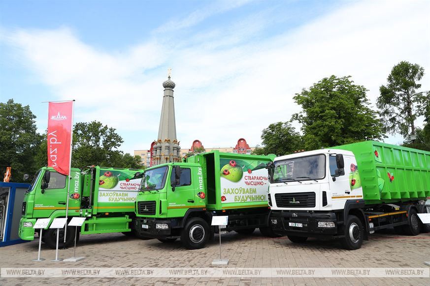 МАЗ НА ВЫСТАВКЕ В ПОЛОЦКЕ